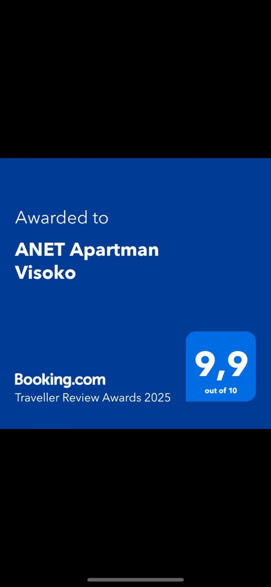 Anet Apartman Visoko Extérieur photo